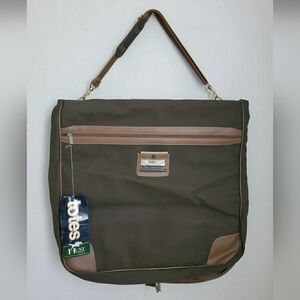 1989 Vtg Totes Hunt Series #2176 Vinyl Garment Bag 46x22x3 With Hang Tag